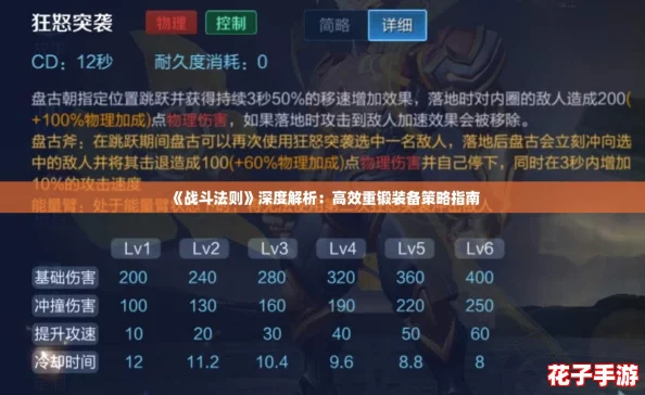 《战斗法则》深度解析:高效重锻装备策略指南 《战斗法则》深度解析:高效重锻装备策略指南