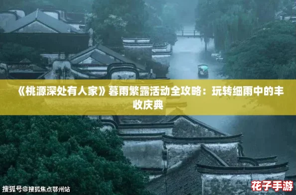 《桃源深处有人家》暮雨繁露活动全攻略：玩转细雨中的丰收庆典