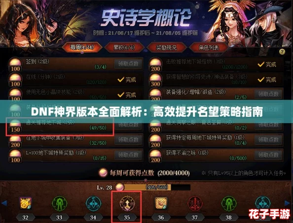 DNF神界版本全面解析：高效提升名望策略指南