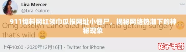 911爆料网红领巾瓜报网址小僵尸，揭秘网络热潮下的神秘现象