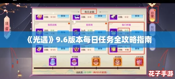 《光遇》9.6版本每日任务全攻略指南