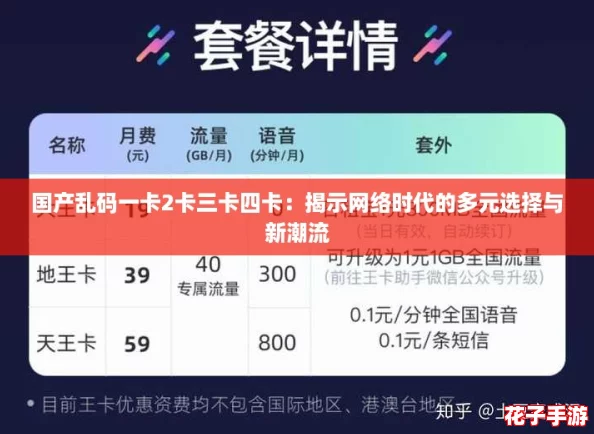 国产乱码一卡2卡三卡四卡：揭示网络时代的多元选择与新潮流
