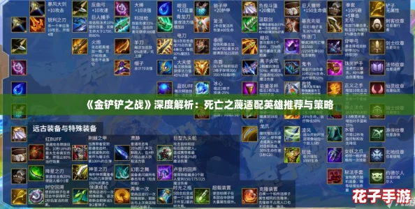 《金铲铲之战》深度解析：死亡之蔑适配英雄推荐与策略