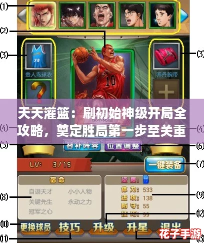 天天灌篮：刷初始神级开局全攻略，奠定胜局第一步至关重要