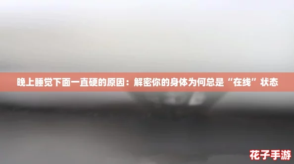 晚上睡觉下面一直硬的原因：解密你的身体为何总是“在线”状态