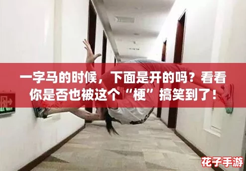 一字马的时候，下面是开的吗？看看你是否也被这个“梗”搞笑到了！