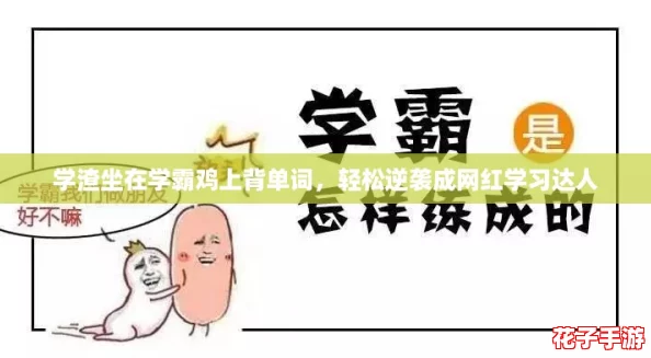 学渣坐在学霸鸡上背单词，轻松逆袭成网红学习达人