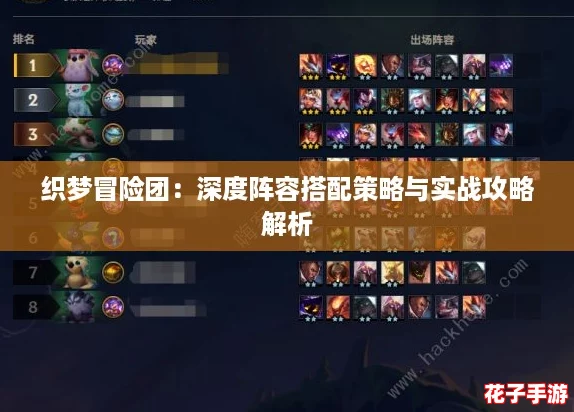 织梦冒险团：深度阵容搭配策略与实战攻略解析