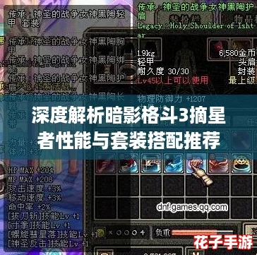 深度解析暗影格斗3摘星者性能与套装搭配推荐