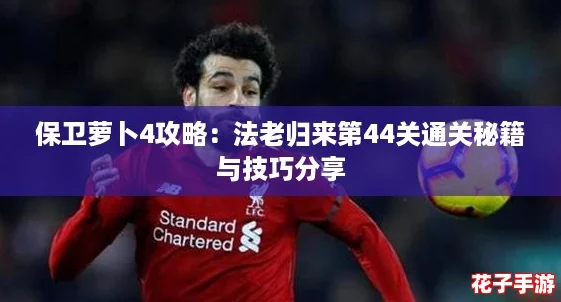 保卫萝卜4攻略：法老归来第44关通关秘籍与技巧分享