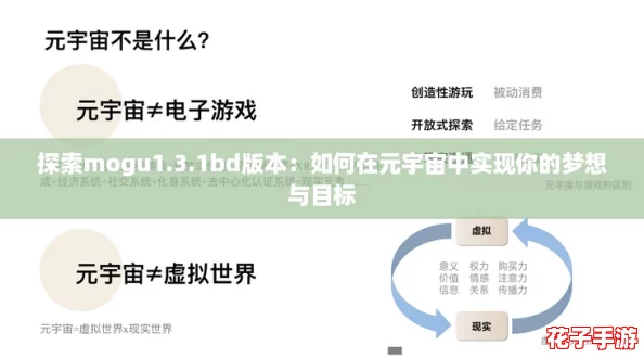 探索mogu1.3.1bd版本：如何在元宇宙中实现你的梦想与目标