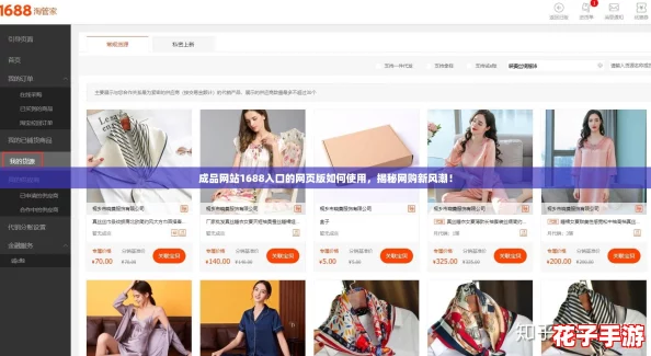 成品网站1688入口的网页版如何使用，揭秘网购新风潮！