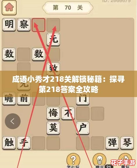 成语小秀才218关解锁秘籍：探寻第218答案全攻略