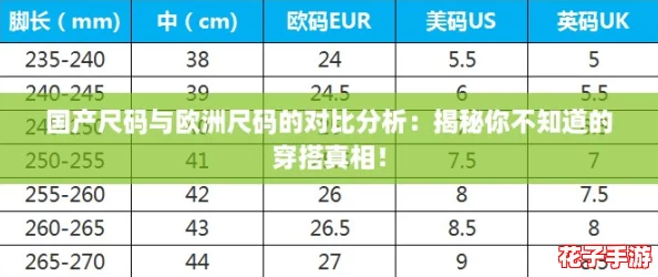 国产尺码与欧洲尺码的对比分析：揭秘你不知道的穿搭真相！