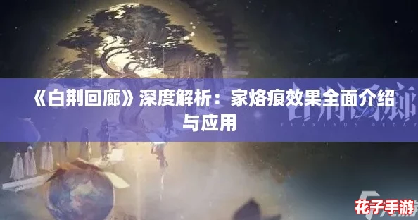 《白荆回廊》深度解析:家烙痕效果全面介绍与应用 《白荆回廊》深度解析:家烙痕效果全面介绍与应用