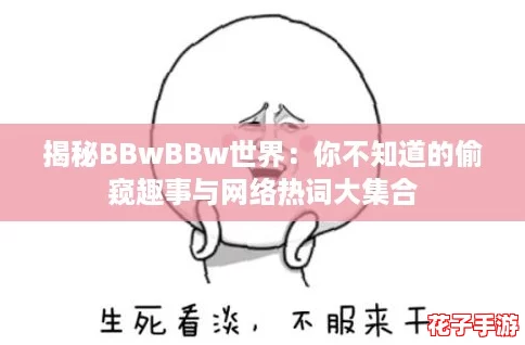 揭秘BBwBBw世界：你不知道的偷窥趣事与网络热词大集合
