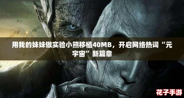用我的妹妹做实验小熊移植40MB，开启网络热词“元宇宙”新篇章