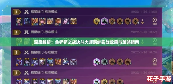 深度解析：金铲铲之战决斗大师羁绊实战效果与策略指南