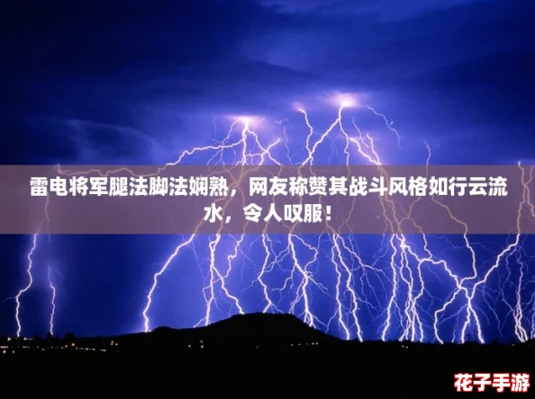 雷电将军腿法脚法娴熟，网友称赞其战斗风格如行云流水，令人叹服！