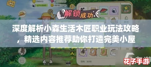 深度解析小森生活木匠职业玩法攻略，精选内容推荐助你打造完美小屋
