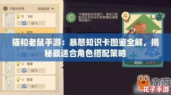 猫和老鼠手游：暴怒知识卡图鉴全解，揭秘最适合角色搭配策略