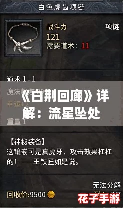 《白荆回廊》详解：流星坠处烙痕效果的独特魅力与实战应用