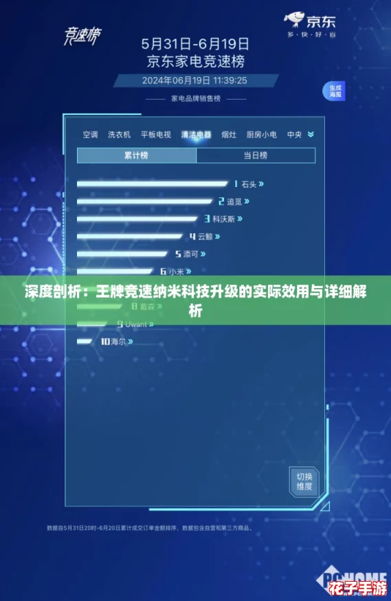 深度剖析：王牌竞速纳米科技升级的实际效用与详细解析