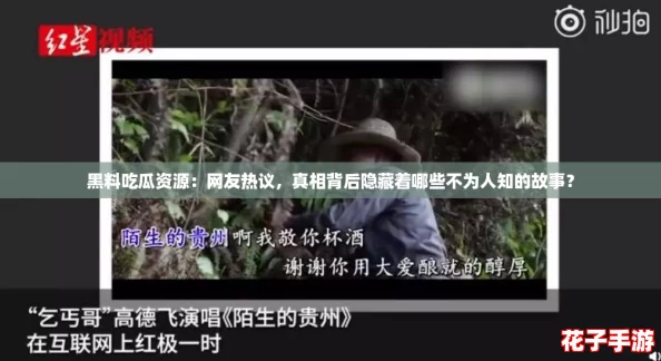 黑料吃瓜资源：网友热议，真相背后隐藏着哪些不为人知的故事？