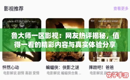 鲁大师一区影视：网友热评揭秘，值得一看的精彩内容与真实体验分享