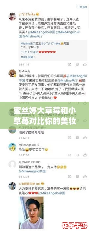 蜜丝婷大草莓和小草莓对比你的美妆最佳选择，网友热议哪款更值得入手！