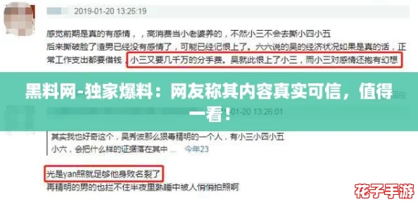 黑料网-独家爆料：网友称其内容真实可信，值得一看！