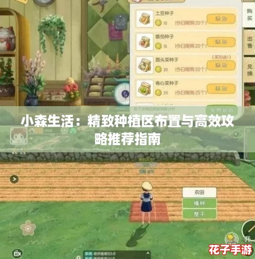 小森生活：精致种植区布置与高效攻略推荐指南