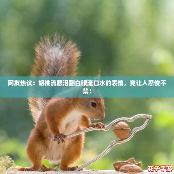 网友热议：胡桃流眼泪翻白眼流口水的表情，竟让人忍俊不禁！