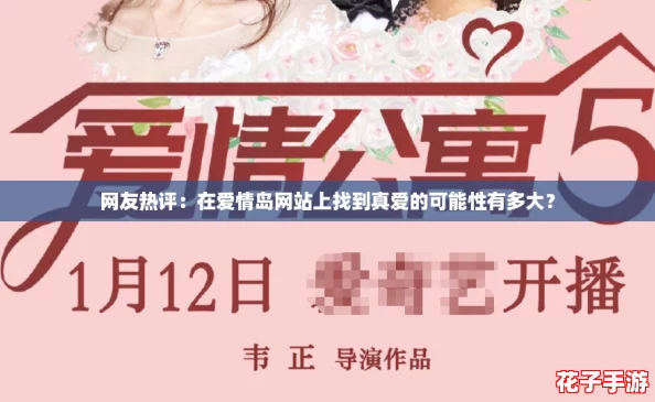 网友热评：在爱情岛网站上找到真爱的可能性有多大？