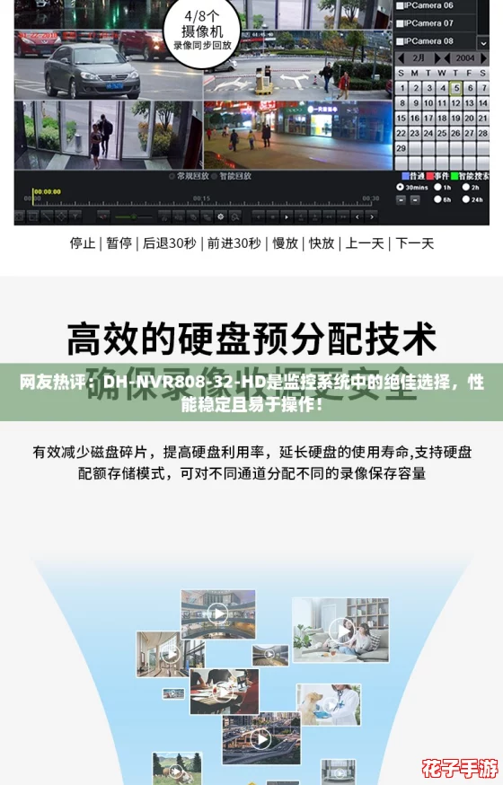 网友热评：DH-NVR808-32-HD是监控系统中的绝佳选择，性能稳定且易于操作！