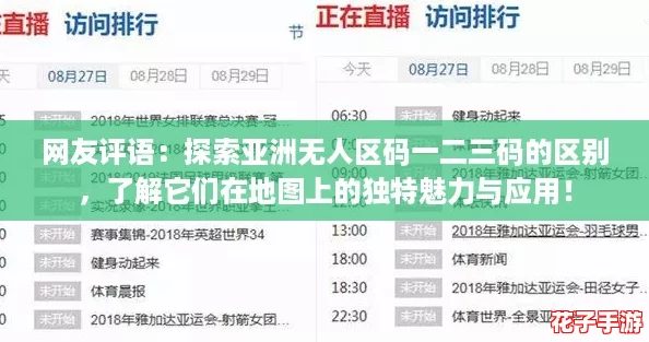 网友评语：探索亚洲无人区码一二三码的区别，了解它们在地图上的独特魅力与应用！