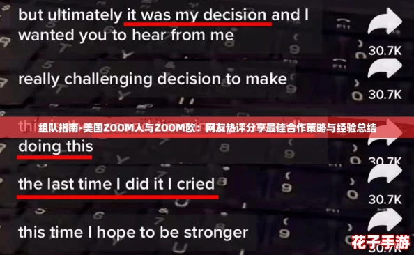 组队指南-美国ZOOM人与ZOOM欧：网友热评分享最佳合作策略与经验总结