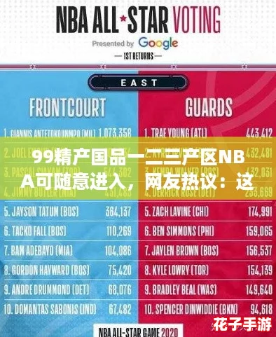 99精产国品一二三产区NBA可随意进入，网友热议：这将改变国内篮球市场格局！