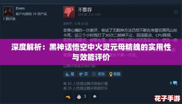 深度解析：黑神话悟空中火灵元母精魄的实用性与效能评价