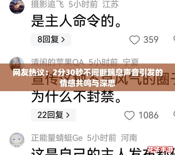 网友热议：2分30秒不间断踹息声音引发的情感共鸣与深思
