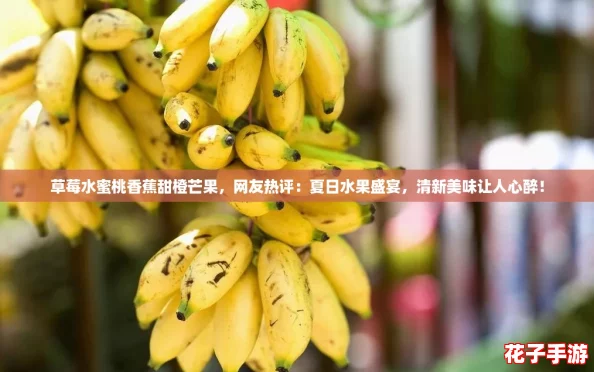 草莓水蜜桃香蕉甜橙芒果，网友热评：夏日水果盛宴，清新美味让人心醉！