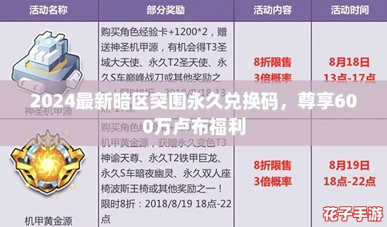 2024最新暗区突围永久兑换码，尊享600万卢布福利