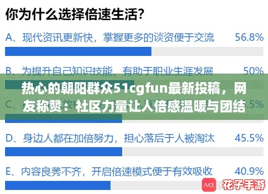 热心的朝阳群众51cgfun最新投稿，网友称赞：社区力量让人倍感温暖与团结