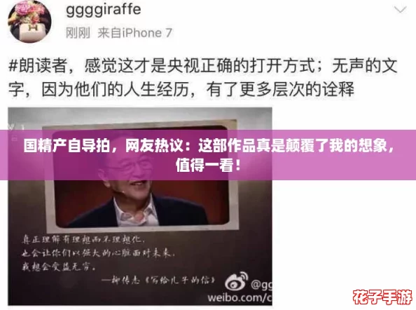 国精产自导拍，网友热议：这部作品真是颠覆了我的想象，值得一看！