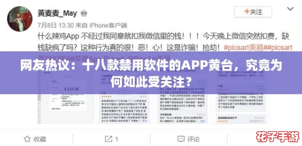 网友热议:十八款禁用软件的APP黄台,究竟为何如此受关注? 网友热议:十八款禁用软件的APP黄台,究竟为何如此受关注?