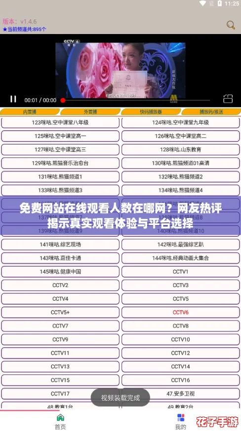 免费网站在线观看人数在哪网？网友热评揭示真实观看体验与平台选择