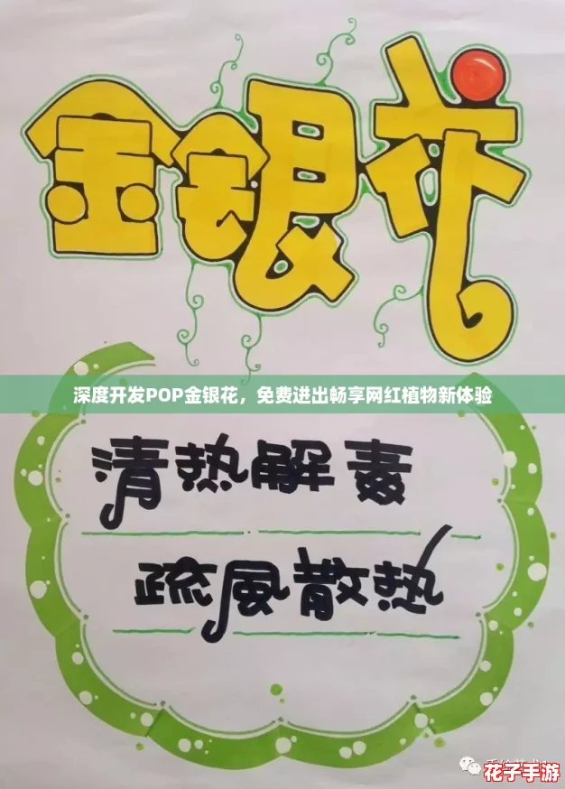 深度开发POP金银花,免费进出畅享网红植物新体验 深度开发POP金银花,免费进出畅享网红植物新体验