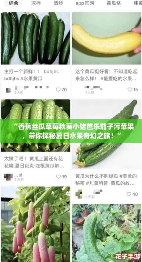 “香蕉丝瓜草莓秋葵小猪芭乐茄子污苹果,带你探秘夏日水果奇幻之旅!” “香蕉丝瓜草莓秋葵小猪芭乐茄子污苹果,带你探秘夏日水果奇幻之旅!”