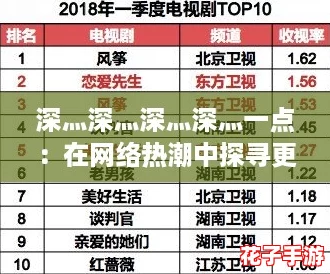 深灬深灬深灬深灬一点：在网络热潮中探寻更深层次的情感共鸣