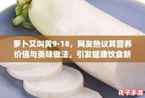萝卜又叫黄9·18,网友热议其营养价值与美味做法,引发健康饮食新潮流 萝卜又叫黄9·18,网友热议其营养价值与美味做法,引发健康饮食新潮流